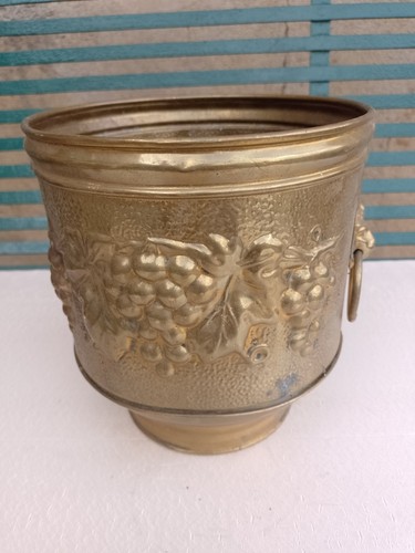Ancien cache pot laiton - ancien,