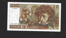 Billet de banque de France 10 francs 1974
