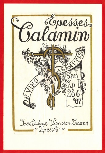 Etiquette vin in vino - etiquette, de