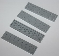 4 x Lego MdStone Plate 2x8 ref 3034 set 7657 4886 75050 10227 7734 10188 10143