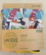 2 boxers neufs taille 10/12
