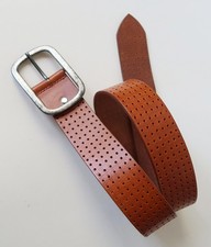 Ceinture marron ROYAL REPUBLIQ en cuir véritable style vintage fabriquée dans...