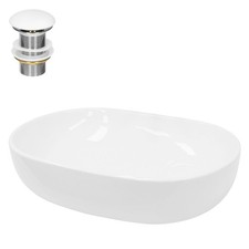 Lavabo céramique blanc avec