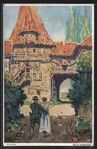 Carte postale artiste - carte,