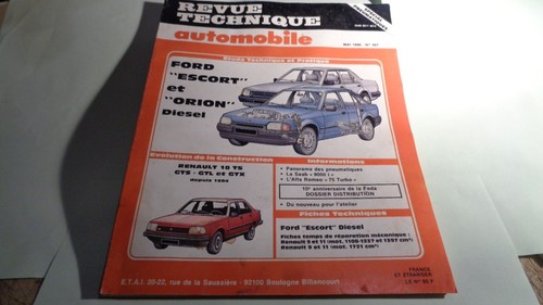 Rta ford escort et orion - rta,
