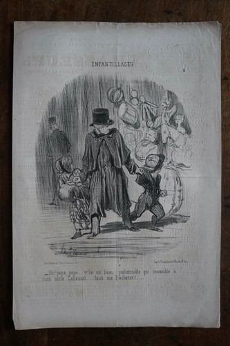 Daumier lithographie originale - lithographie,