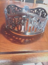 Gallia Christofle Saladier Jardinière Coupe De Fruits Métal Argenté 