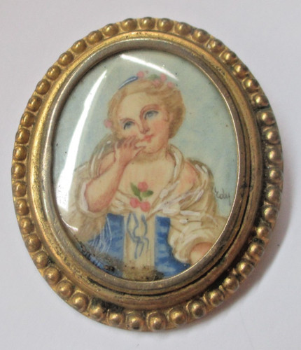 Ancienne broche porte - ancienne, photo