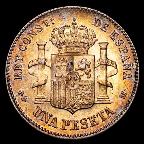 Alfonso xiii peseta - xiii, 1891*91*