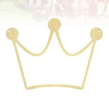 Miroir mural acrylique Miroir suspendu en bois en forme de couronne