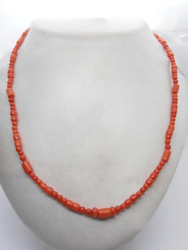 Collier corail rouge - collier,