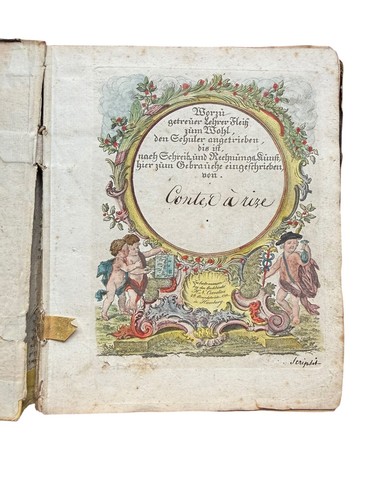 Cahier calligraphie - de,