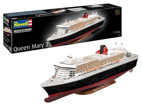 Maquette paquebot queen mary - maquette,