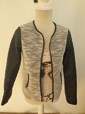 Veste blanche et noir Pimkie, taille M, très bon état
