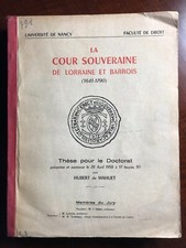 La Cour souveraine de Lorraine