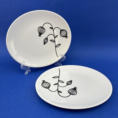 Ikea black poppies set - poppies, set/2