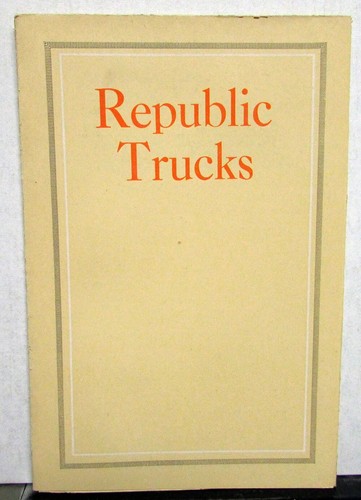 1917 republic motor truck - 1917,