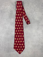 Cravate vintage bordeaux