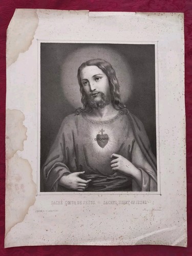 Lithographie religieuse xix - lithographie,