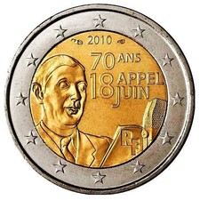 2 Euros France 2010 Appel du