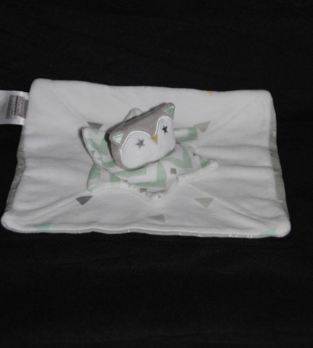 Doudou plat hibou - hibou, chouette
