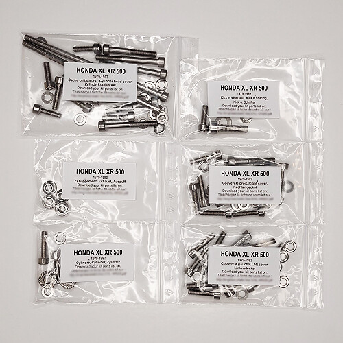 Honda 500 1982 kit - r,