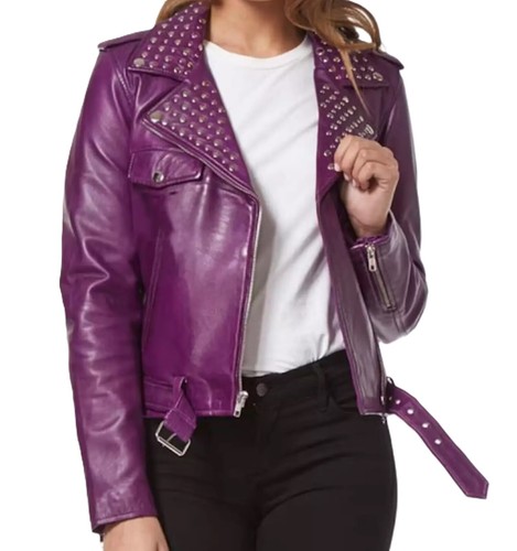 Blouson motard clouté en - motard,