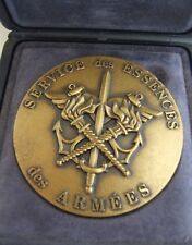 MEDAILLE SERVICE DES ESSENCES DES ARMEES BRONZE PICHARD 1990 NOMINATIVE