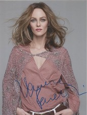 PROMO * RARE*PHOTO 20X27 DEDICACEE PAR VANESSA PARADIS