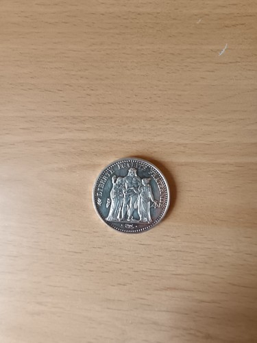 Piece francs argent - 10, en