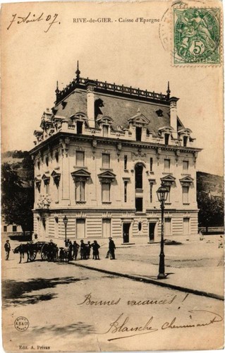 Cpa rive gier - cpa, rive-de-gier-caisse