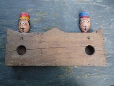 ART FORAIN ancien jeu en bois / théatre / guignol / passe boule
