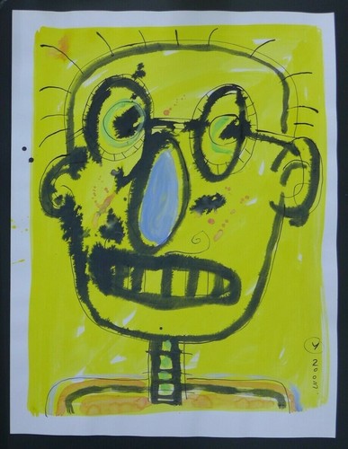 Peinture gouache de - à,
