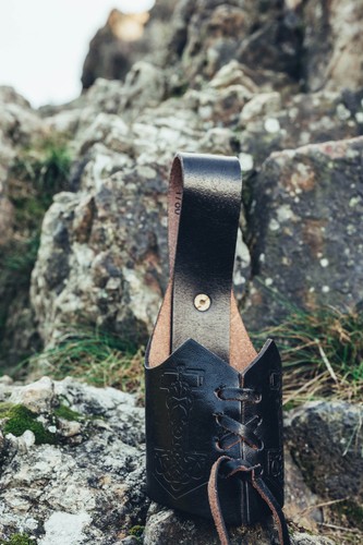 Cuir corne boire support - boire,