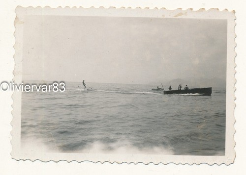 Photo ancienne bateau canot - ancienne,
