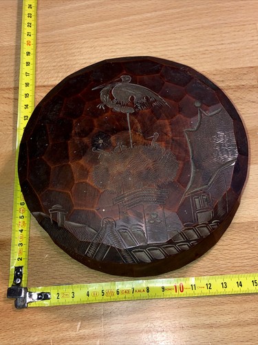 Ancienne tabatiere bois - en,
