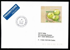 976 MAYOTTE    Lettre timbre