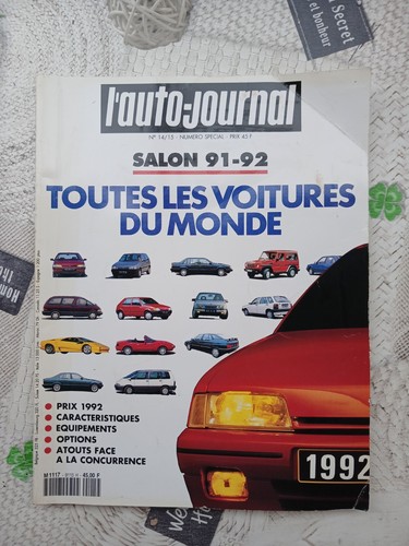 Auto journal salon 1991 92 - salon, 1991-92