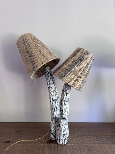 Lampe céramique blanche - en,