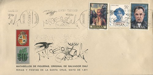 Dali enveloppe matasellos de - dali,
