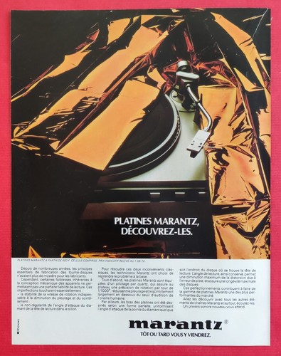 Publicité presse platines - de, presse: