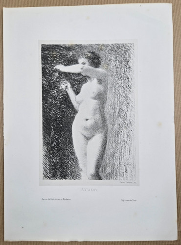 Lithographie originale 1898