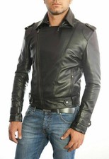 Blouson de moto motard en cuir