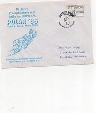 LETTRE ENVELOPPE / TERRES AUSTRALES / POLAR 85 / KALAALLIT NUNAAT 1985 SOISSONS