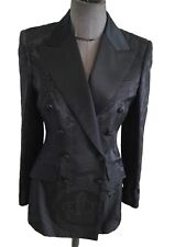 Magnifique Veste Blazer Coton Soie Dolce & Gabbana 34/36 Jamais Porté 