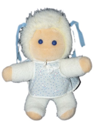 Peluche poupée blanche - peluche,
