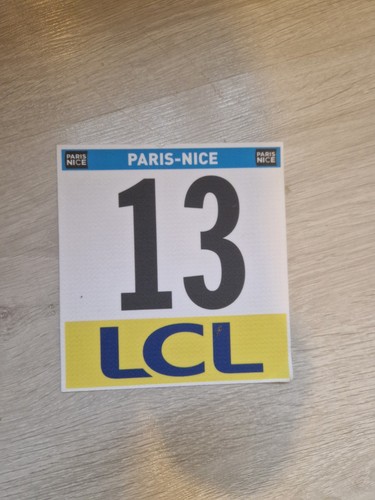Dossard tour paris nice - dossard,