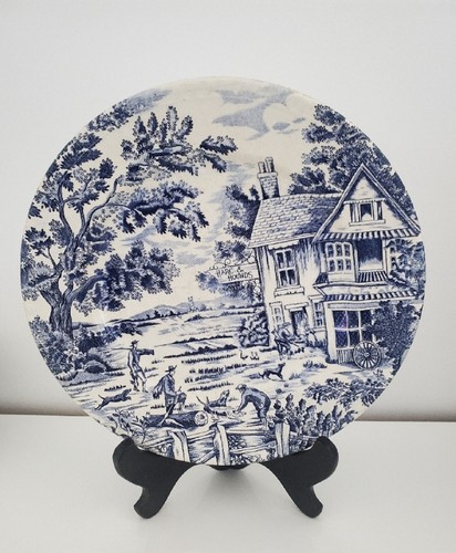 Ancienne assiette scene - scene, de