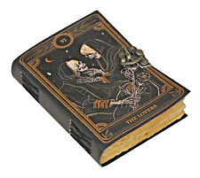 Livre de sorts journal en cuir bord de couvercle papier grimoire imprimé The ...