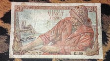 Billet 20 Francs Pêcheur
